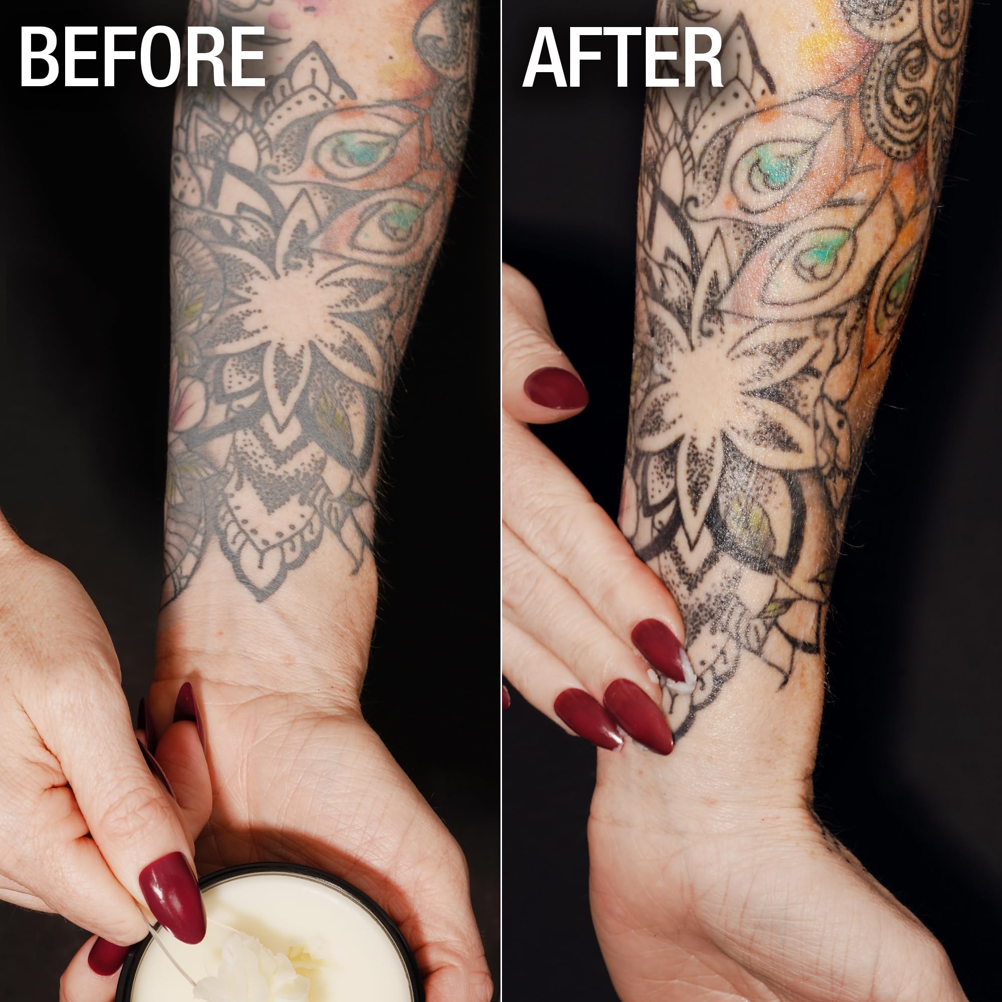 Ebanel Tattoo Balm 6oz – Premium All-Stage Tattoo Aftercare for Ink Brightness & Hydration