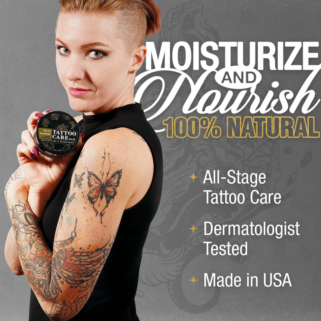 Ebanel Tattoo Balm 6oz – Premium All-Stage Tattoo Aftercare for Ink Brightness & Hydration