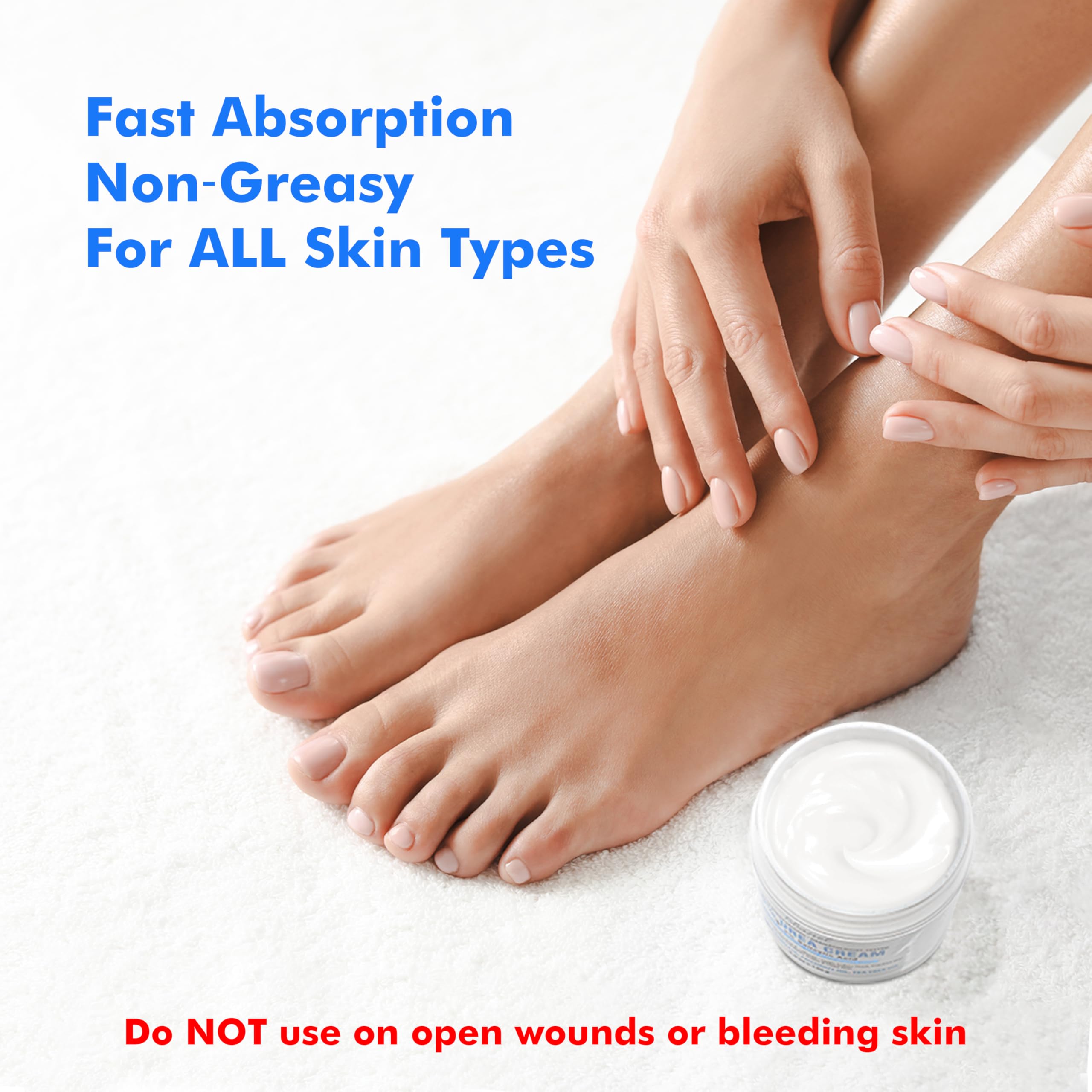 Ebanel Urea Cream 40% + 2% Salicylic Acid – Foot & Skin Keratolytic Care (2-Pack)