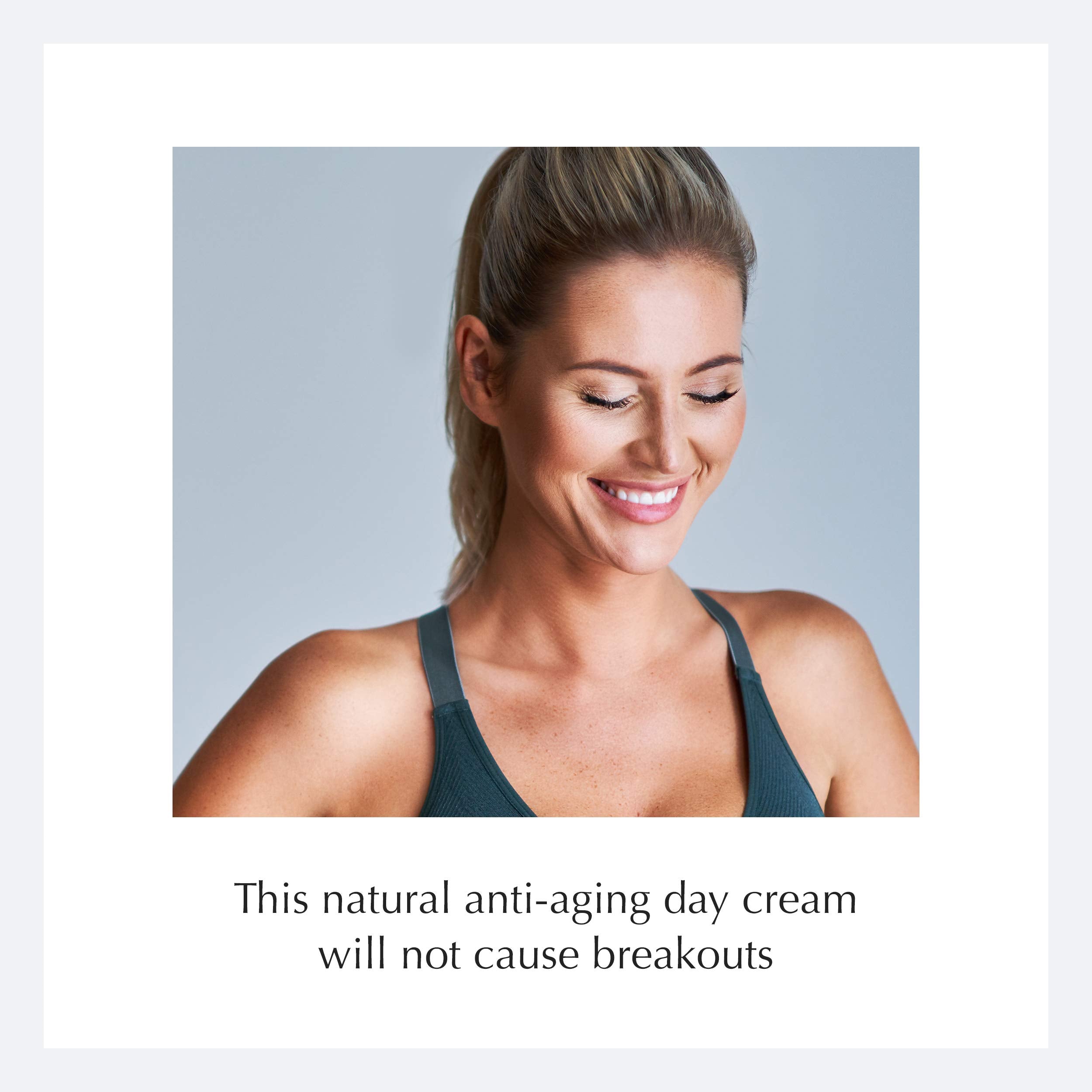 Ecco Bella Plant Based Recharge Day Cream – Vegan Face Moisturizer with FortiSomes Eco-Protection & Blue Light Shield | Cruelty Free | 1.7 oz
