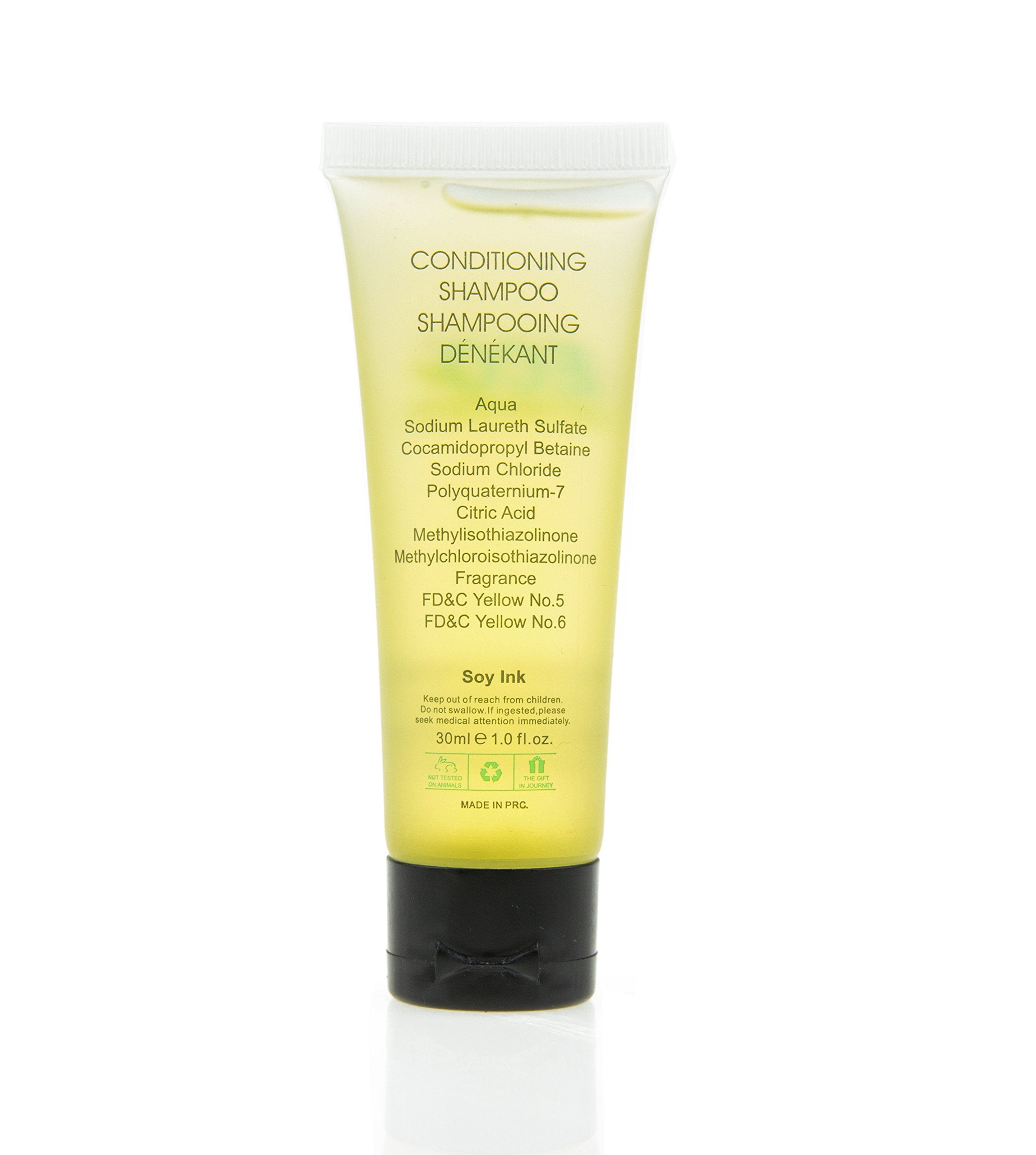 ECO Amenities 200-Pack: 2-in-1 Travel Shampoo & Conditioner, Green Tea Scent