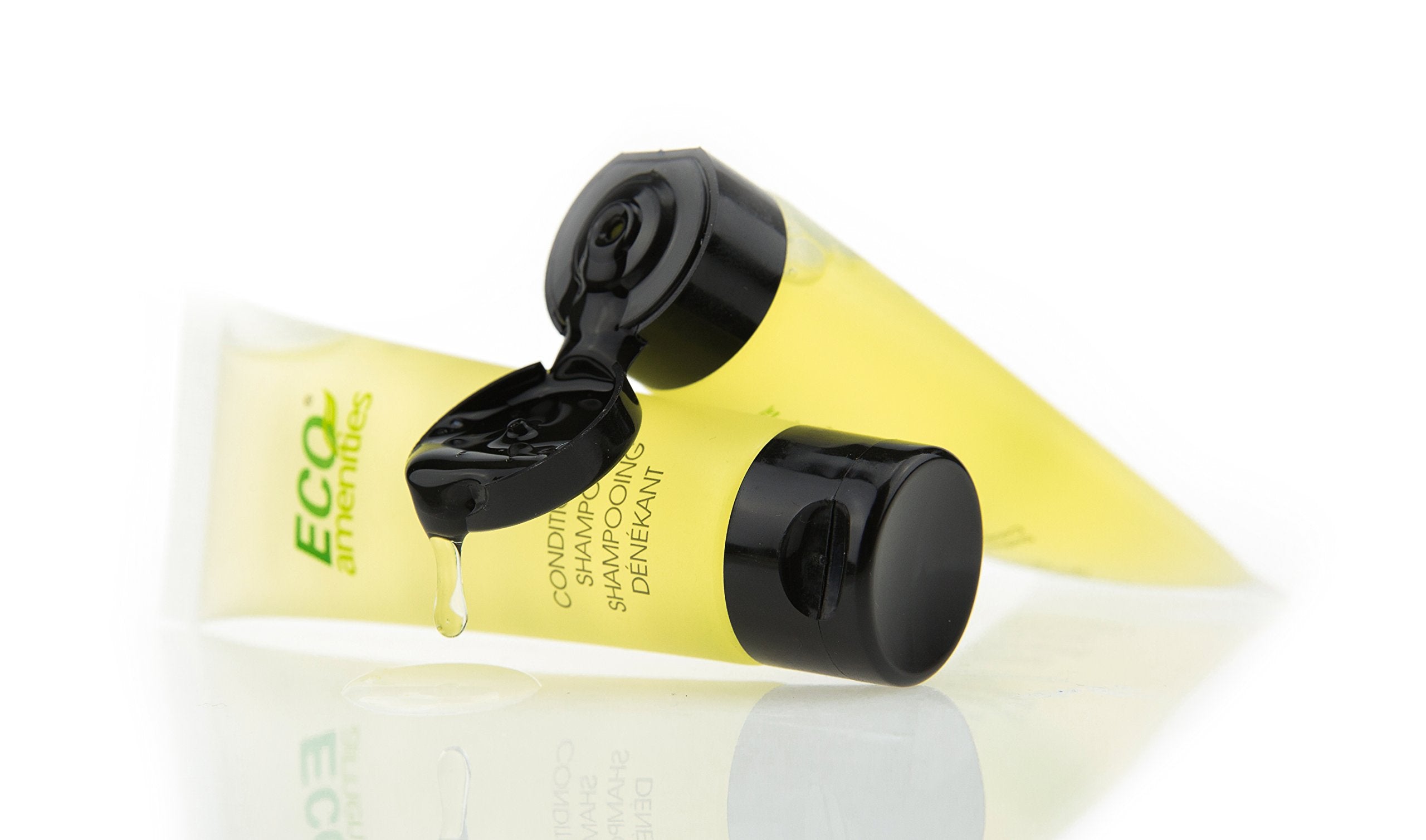 ECO Amenities 200-Pack: 2-in-1 Travel Shampoo & Conditioner, Green Tea Scent