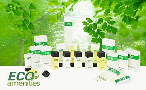 ECO Amenities 200-Pack: 2-in-1 Travel Shampoo & Conditioner, Green Tea Scent