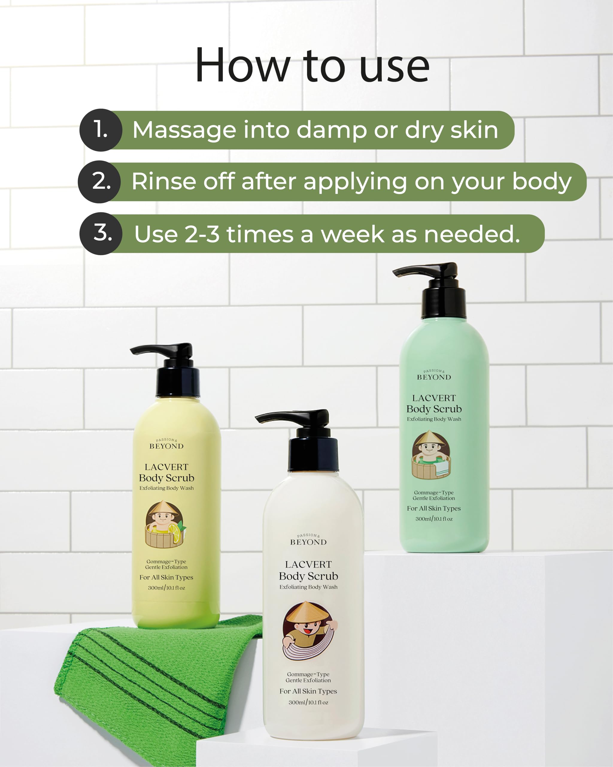 BEYOND Lacvert Body Scrub Peeling Gel Lemon – Gentle Exfoliation for Home Spa | ECO BEYOND