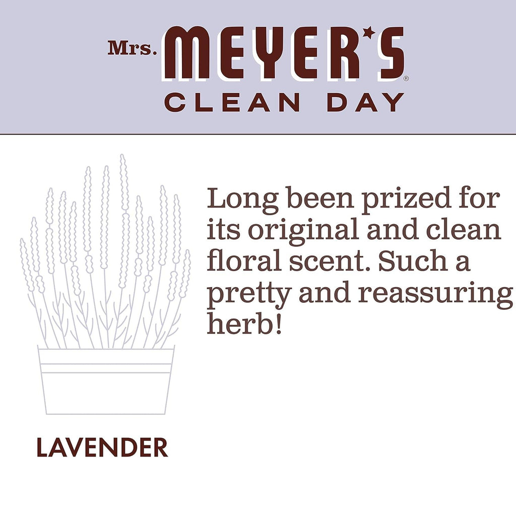 Mrs. Meyer's Lavender Hand Soap Refill, 33 oz (Pack of 3)