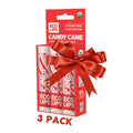 Eco Lips Candy Cane Lip Balm - Organic Coconut Oil & Sunflower Wax - Plastic-Free Plant Pod - Made in USA