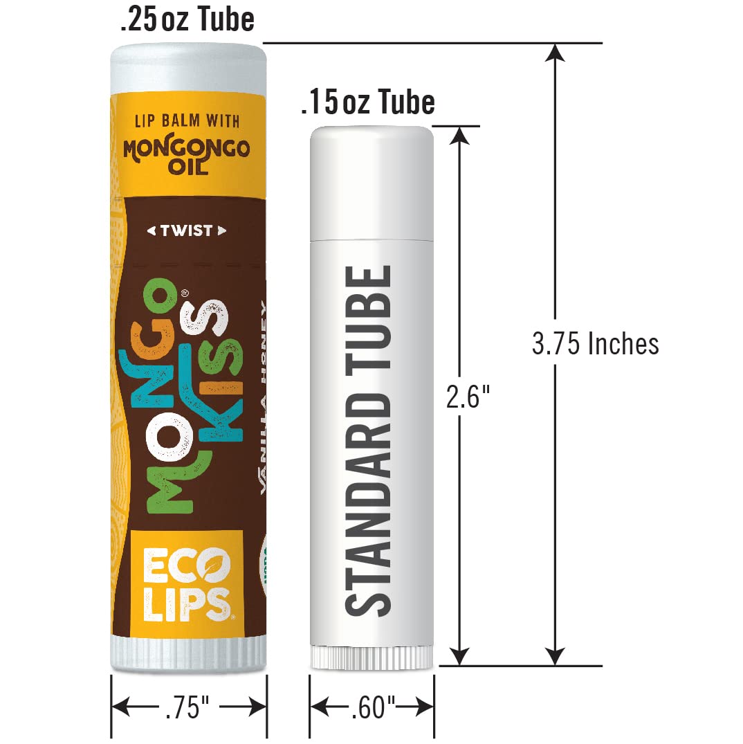 Eco Lips Mongo Kiss Organic Lip Balm 7 Pack – Mongongo Oil Hydration