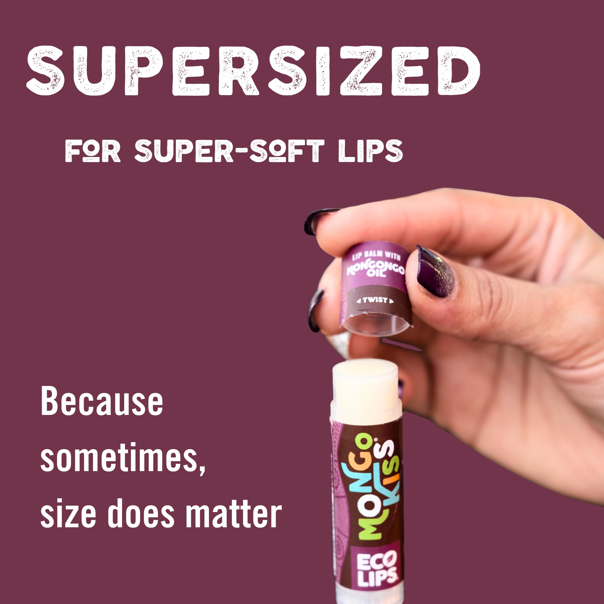 Eco Lips Mongo Kiss Organic Lip Balm 7 Pack – Mongongo Oil Hydration