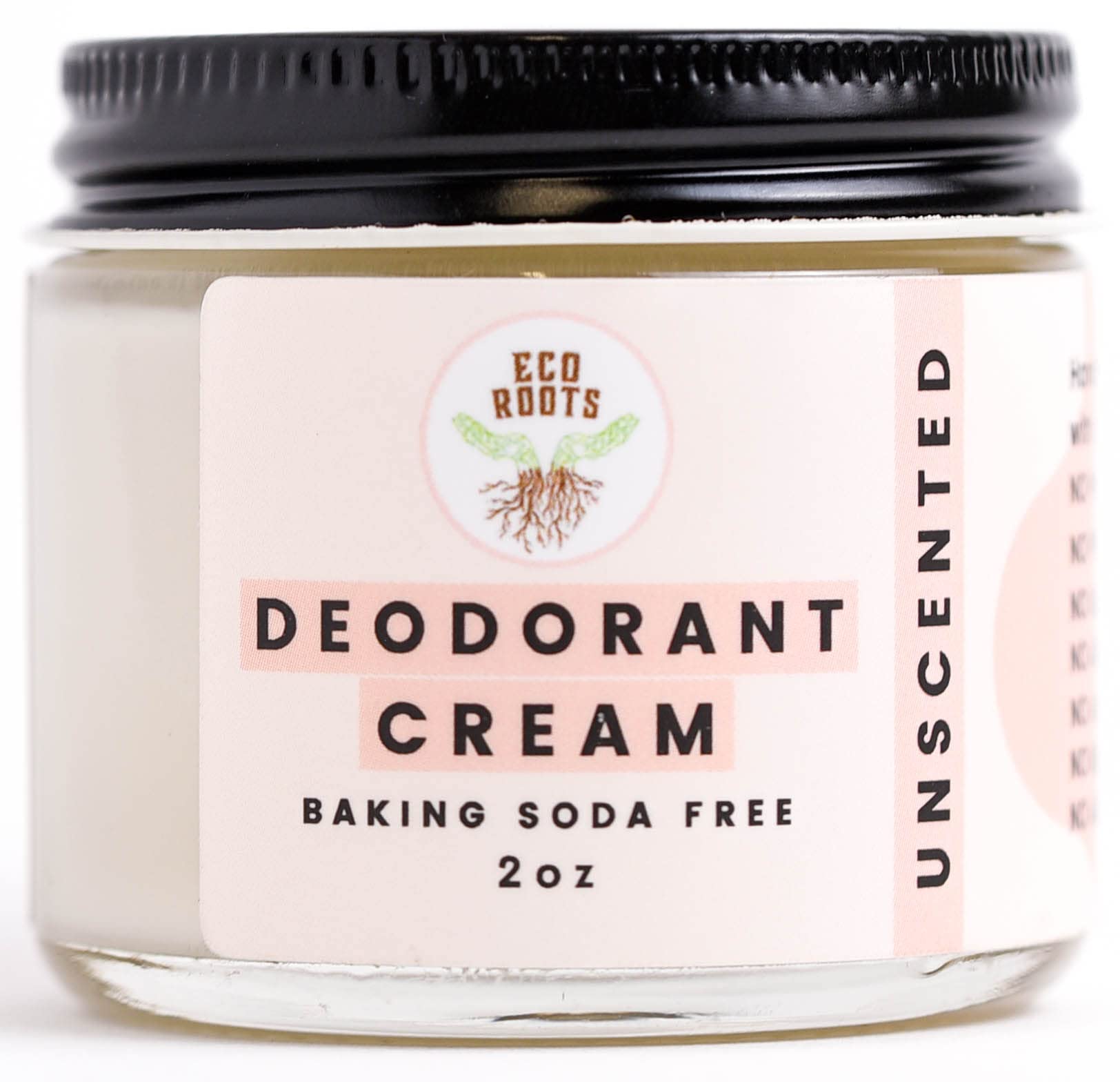ECO ROOTS Natural Deodorant Cream – Aluminum-Free, Baking Soda Free, Vegan for Underarms, Body & Private Parts
