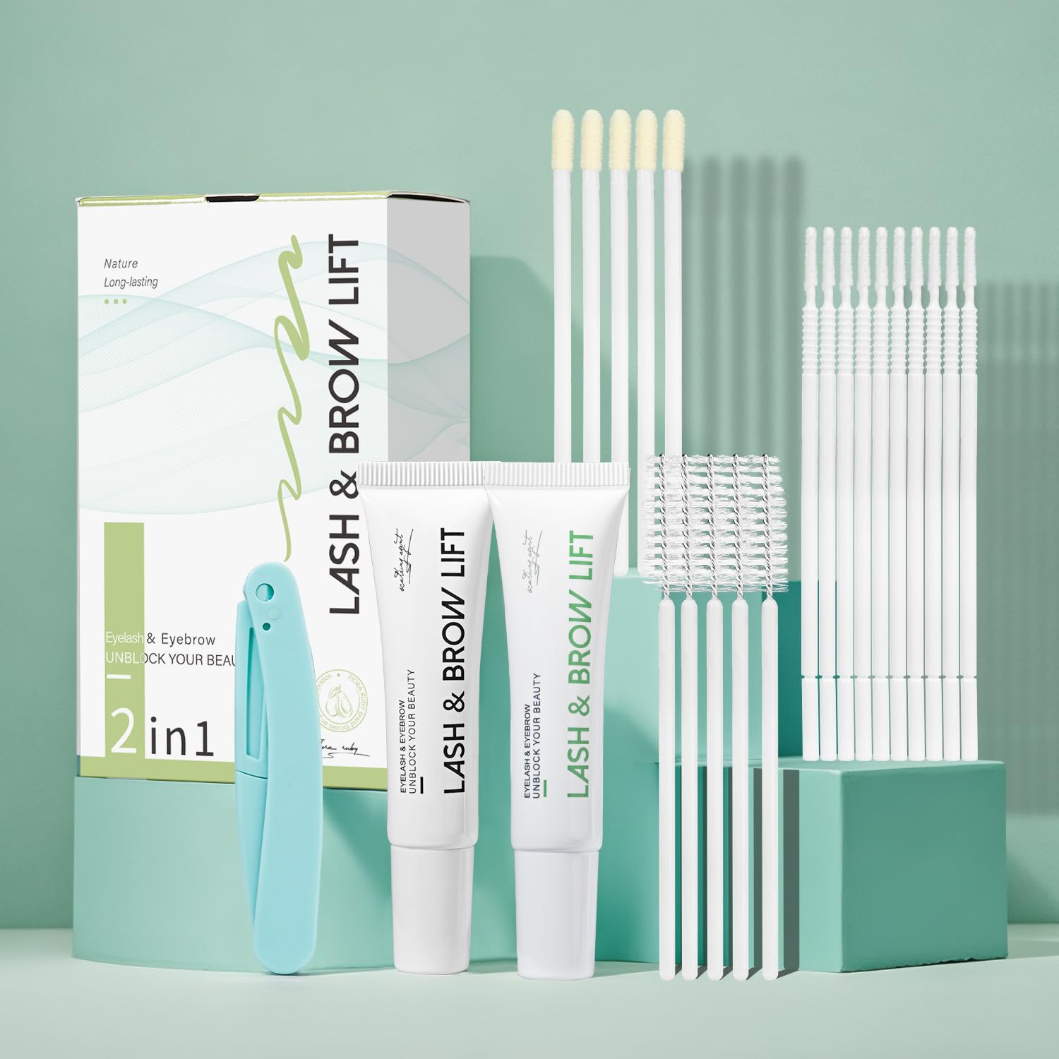 ECOFAN Lash Lift Kit – Salon-Quality Eyelash Perm & Brow Lift at Home