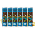 Eco Lips Mongo Kiss 6-Pack Lip Balm – Organic Mongongo Oil & Cocoa Butter