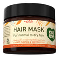 ecoLove Hair Mask for Dry, Damaged, and Curly Hair – Deep Conditioning with Carrot & Pumpkin Extract (11.8 oz) | Vegan & Cruelty-Free