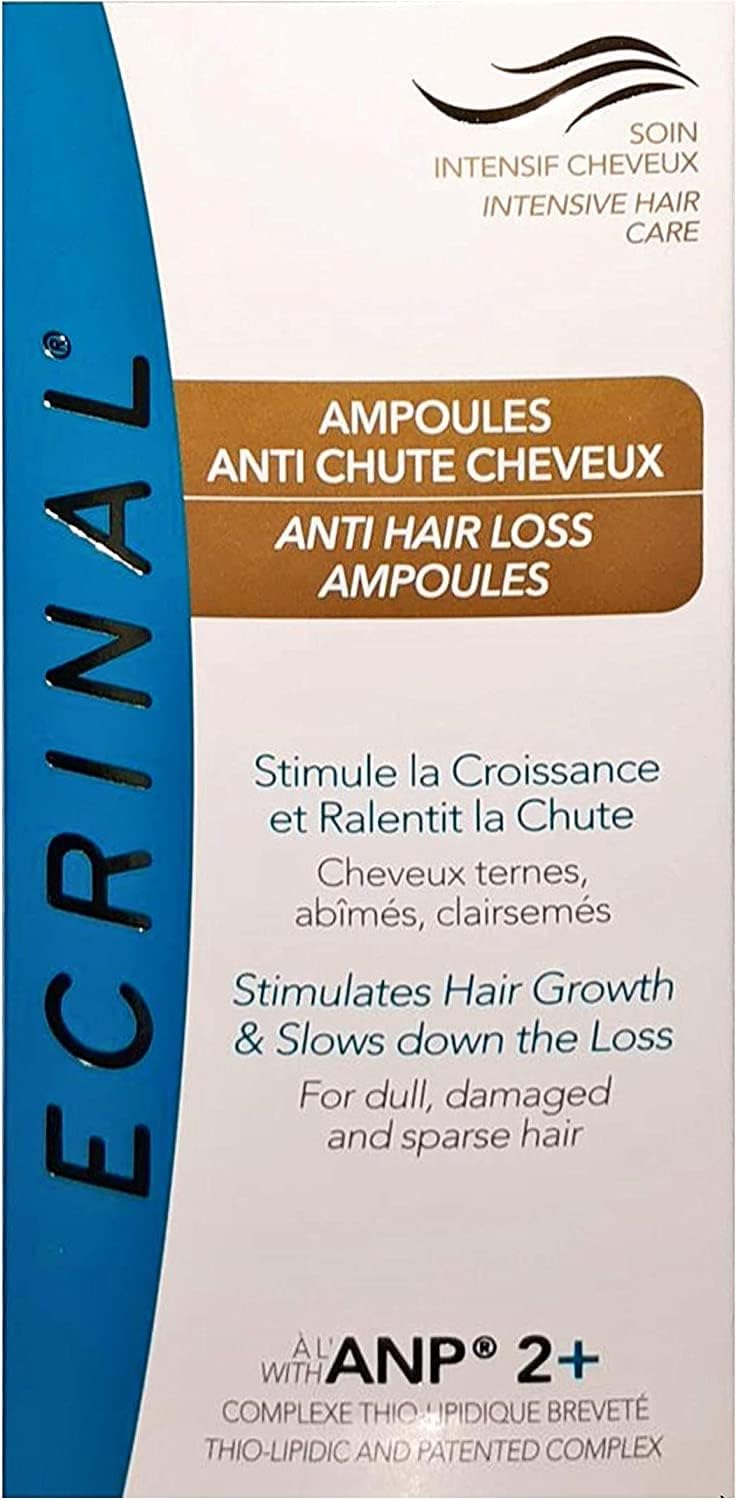 Ecrinal ANP2+ Hair Loss Ampoules – 8 Ampoules for Growth & Regeneration (3-Month Supply)