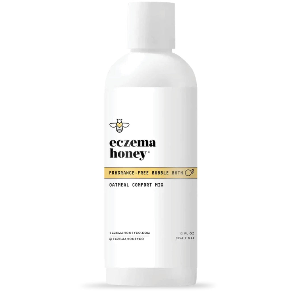 ECZEMA HONEY Fragrance-Free Oatmeal Comfort Bubble Bath – Sensitive Skin (12 oz)