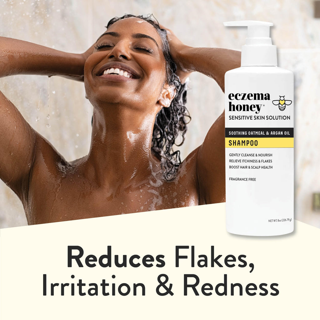 ECZEMA HONEY Nourishing Shampoo – Calming Scalp Care for Eczema, Psoriasis & Flaking | Daily Dandruff Shampoo (8 oz)