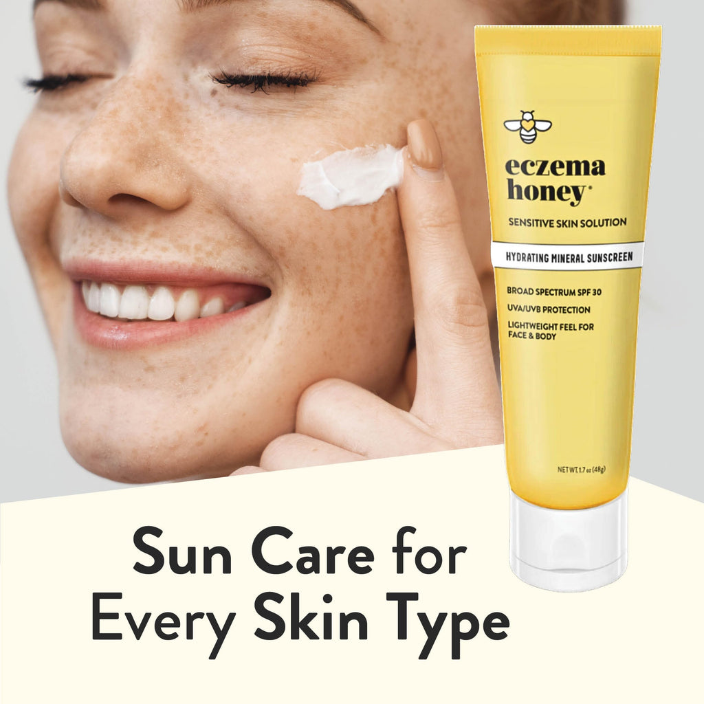 Eczema Honey Hydrating Mineral Sunscreen SPF 30 – Lightweight Face & Body Sun Cream