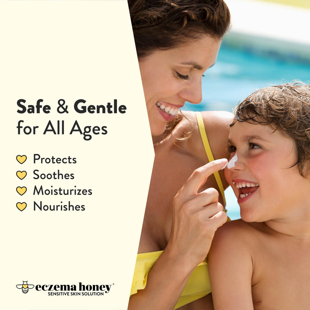 Eczema Honey Hydrating Mineral Sunscreen SPF 30 – Lightweight Face & Body Sun Cream