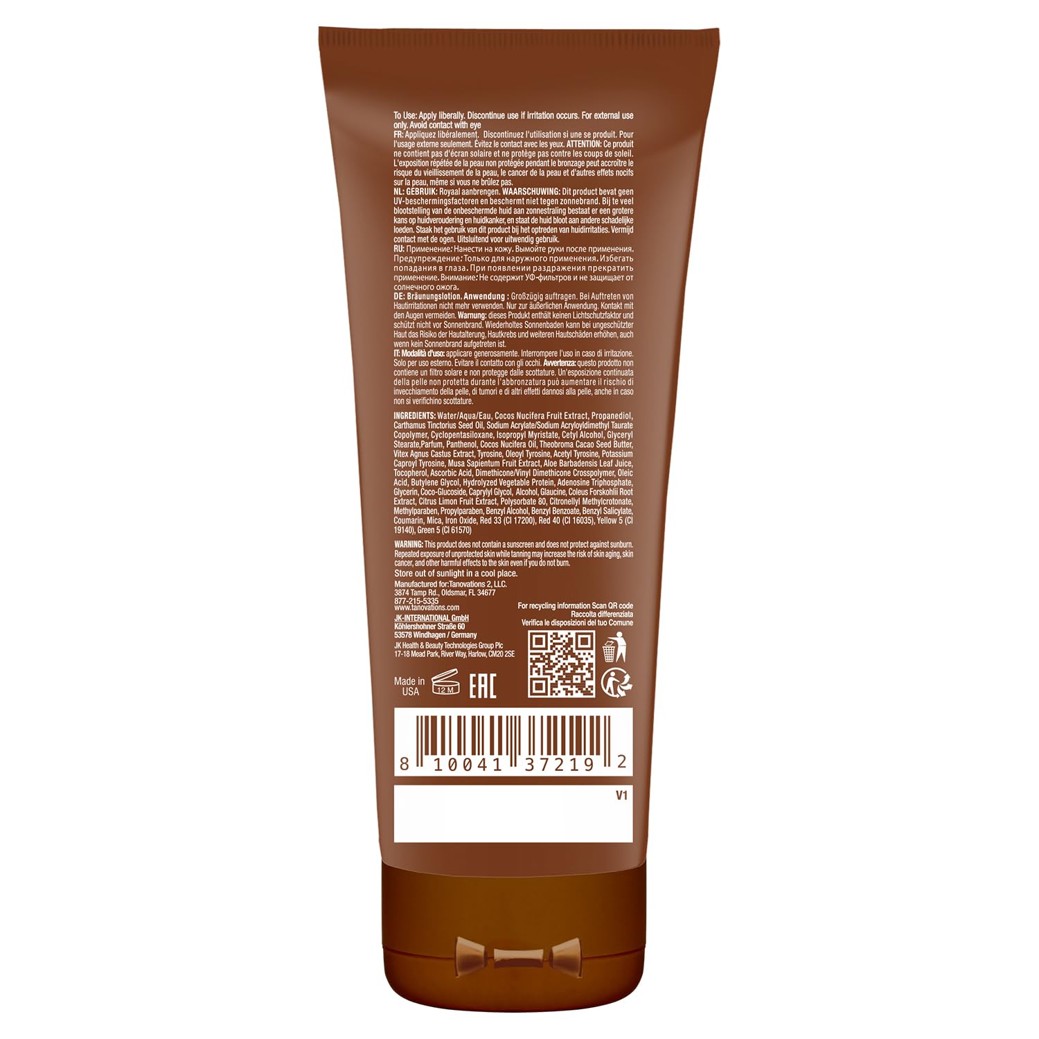 Ed Hardy Coconut Kisses Golden Tanning Lotion – Cruelty Free, Gluten Free, DHA Free | 3.4 oz