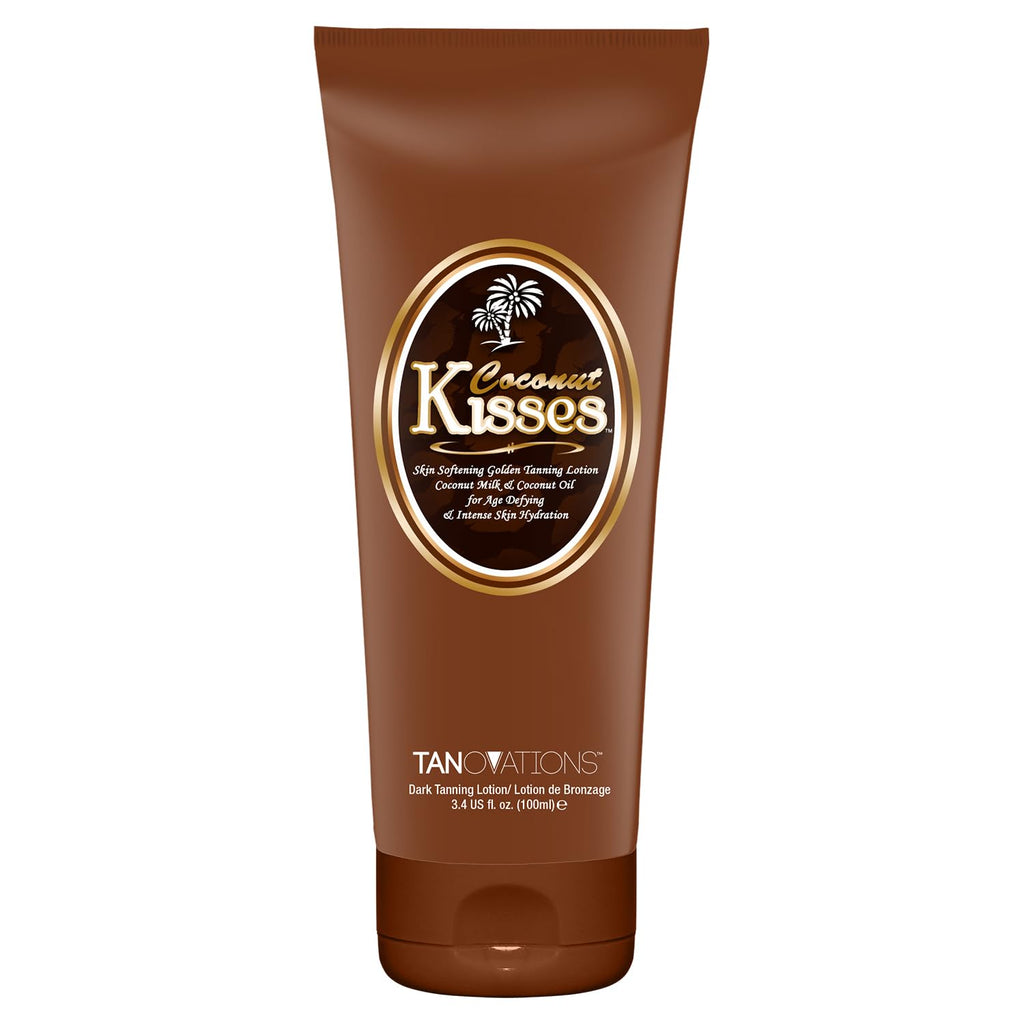 Ed Hardy Coconut Kisses Golden Tanning Lotion – Cruelty Free, Gluten Free, DHA Free | 3.4 oz