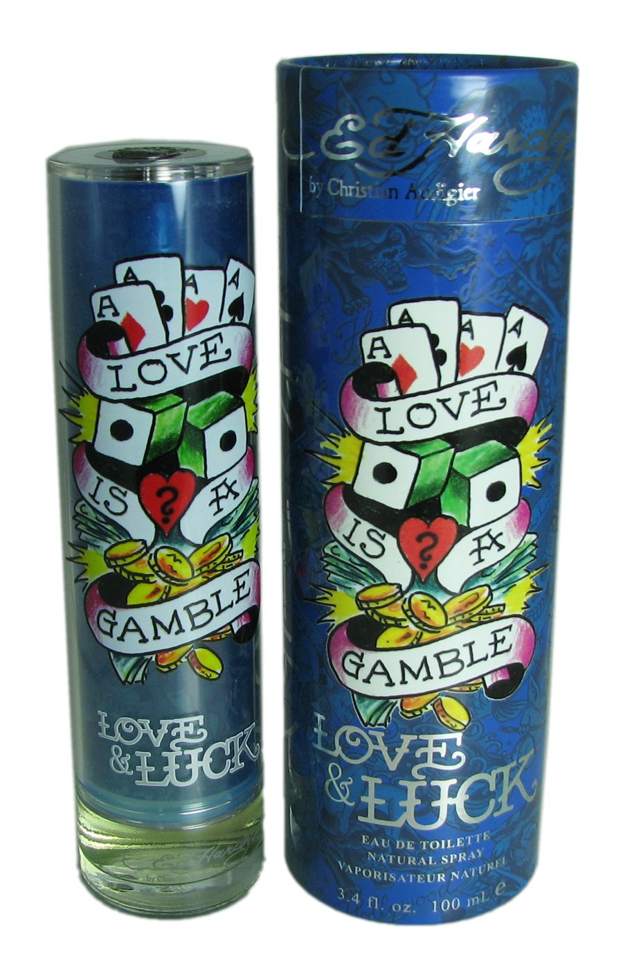 Love and Luck by Ed Hardy for Men | Christian Audigier EDT 3.4 oz