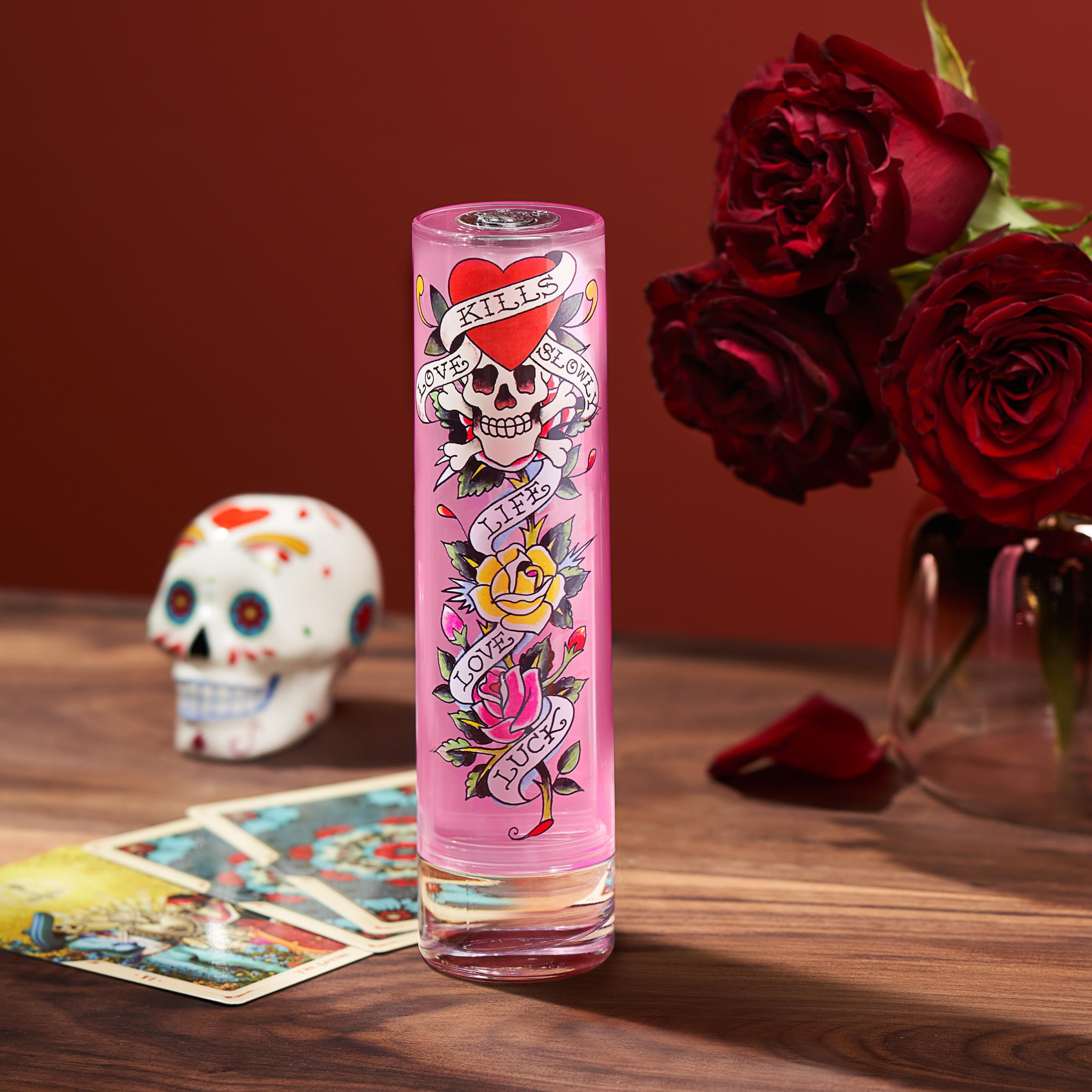 Ed Hardy Perfume for Women – Eau de Parfum Spray with Warm Amber Notes, 3.4 fl oz