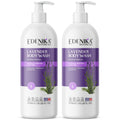Edenika Lavender Body Wash with Vitamin E – Organic & Gentle 2-Pack, 16 oz