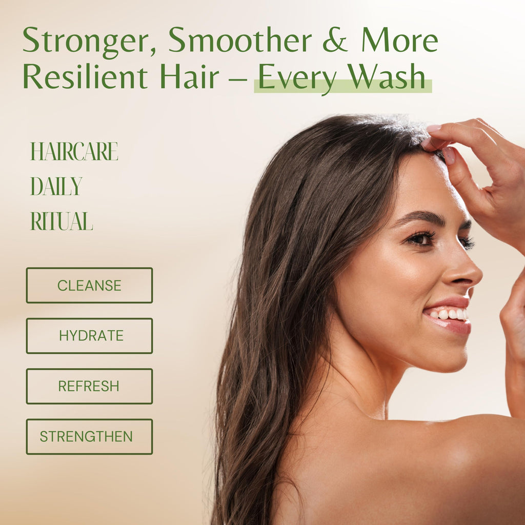 EDENIKA BOTANICALS Tea Tree Shampoo & Conditioner – Soothes Scalp & Deep Cleansing (16 oz each)