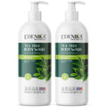 EDENIKA BOTANICALS Tea Tree Oil Body Wash – Cleanse, Refresh & Gentle Skin (16 oz, 2-Pack)