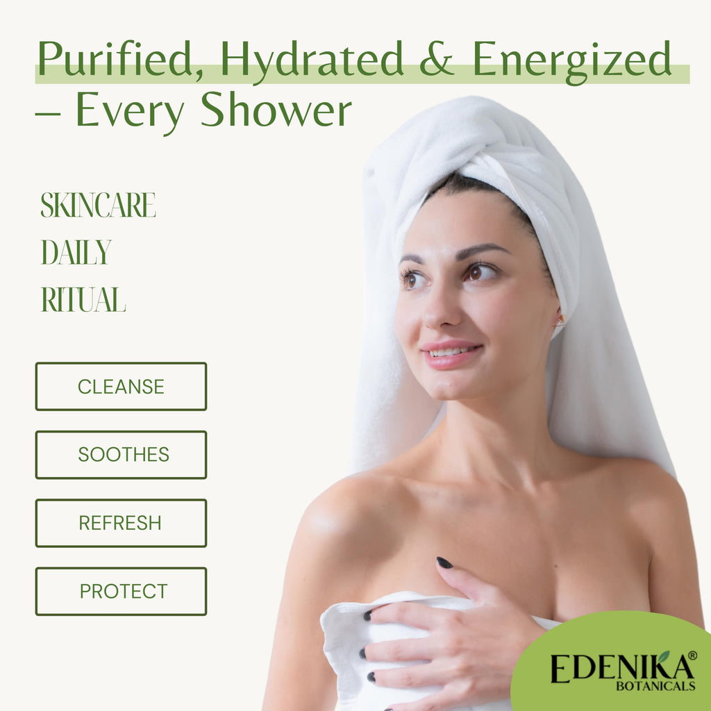 EDENIKA BOTANICALS Tea Tree Oil Body Wash – Cleanse, Refresh & Gentle Skin (16 oz, 2-Pack)
