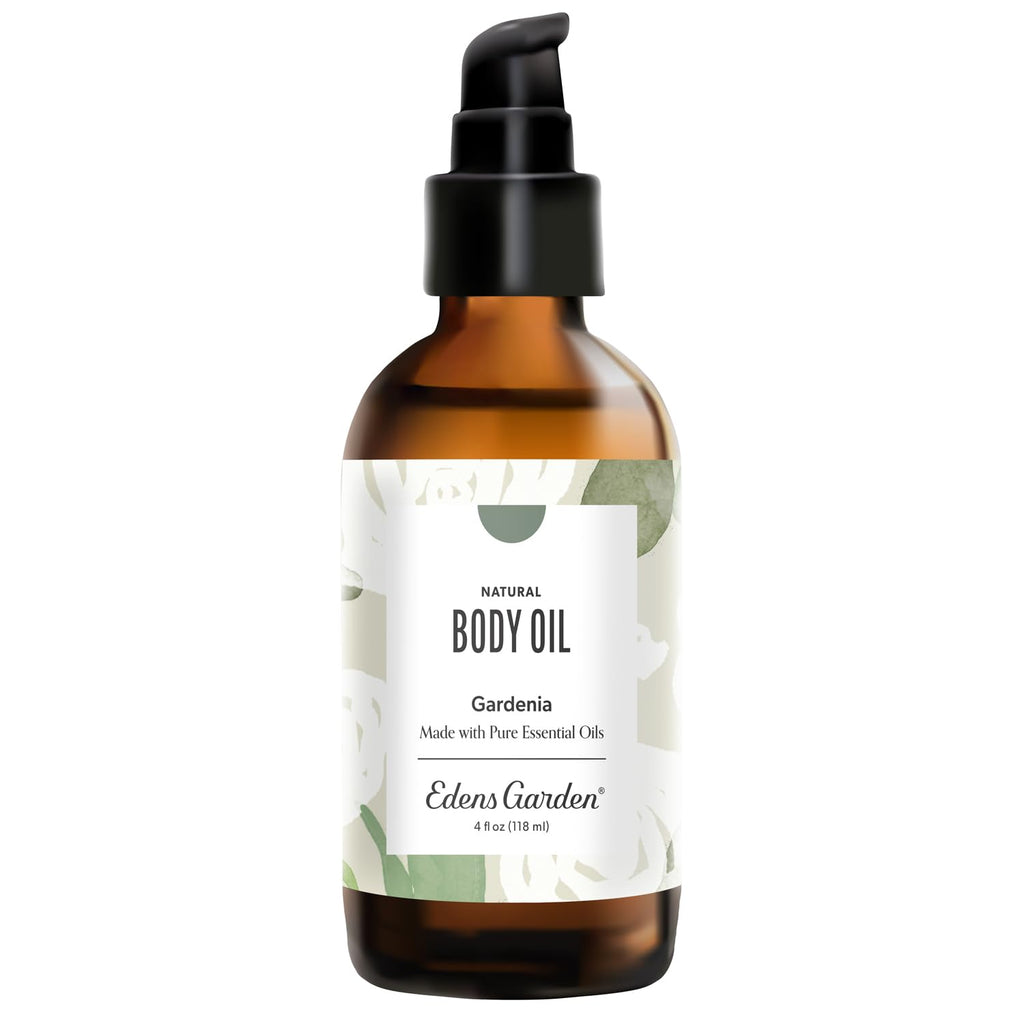 Edens Garden Gardenia Body Oil – Pure Essential Oils, Vitamin E, 4 fl oz