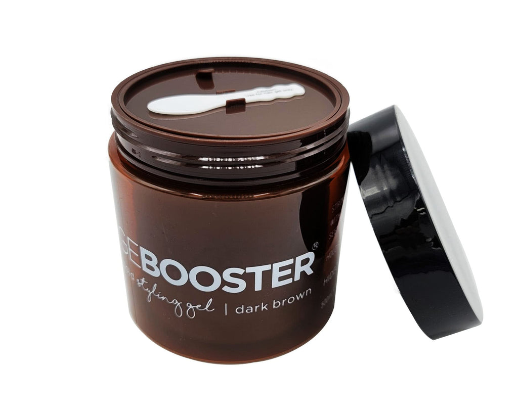 EDGEBOOSTER Style Factor Edge Booster HIDEOUT Styling Gel – 16.9 oz, Darkens Gray Hair, Strong Hold & High Shine