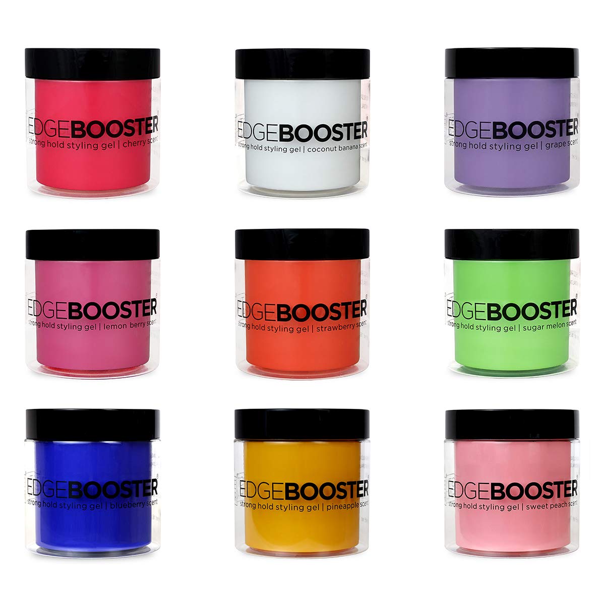 EDGEBOOSTER Style Factor Edge Booster Strong Hold Gel – 16.9 oz (Lemon Berry)