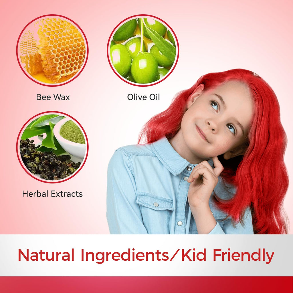 EFLY 4.23 oz Instant Hairstyle Cream – Temporary Red Hair Color Wax for Party & Cosplay