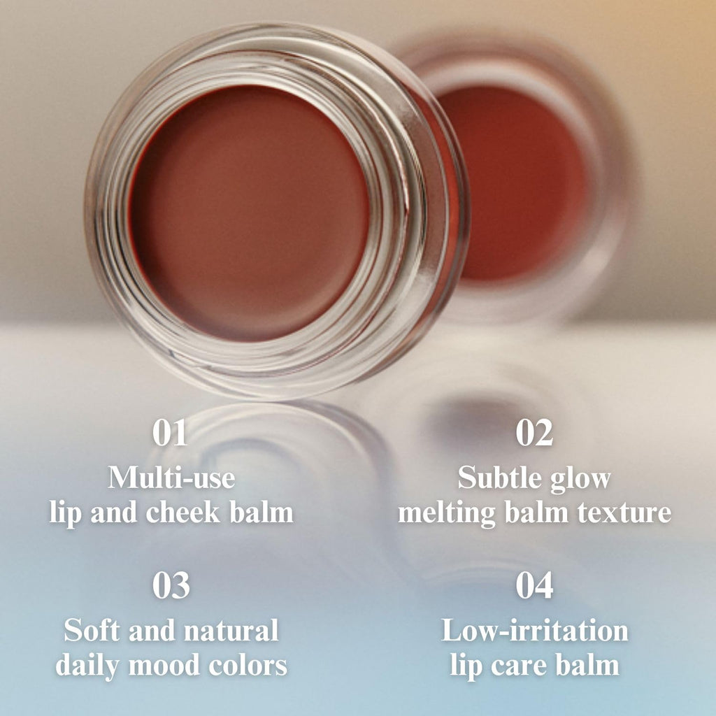 EGLIPS Lip & Cheek Glow Balm – Buildable Tinted Melting Balm for Lips & Cheeks