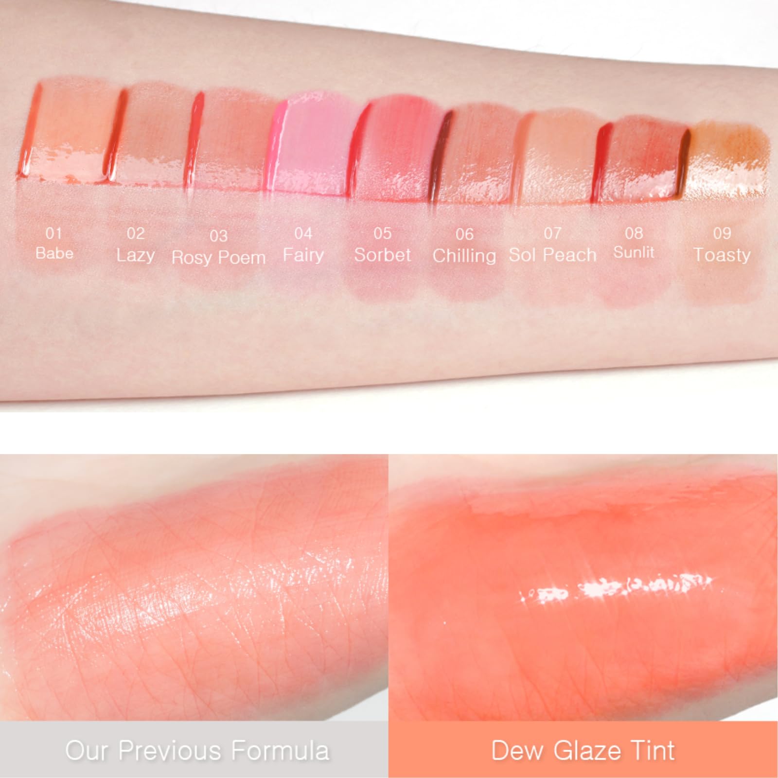 EGLIPS Dew Glaze Tint Rosy Poem – Tint + Gloss Lip Color