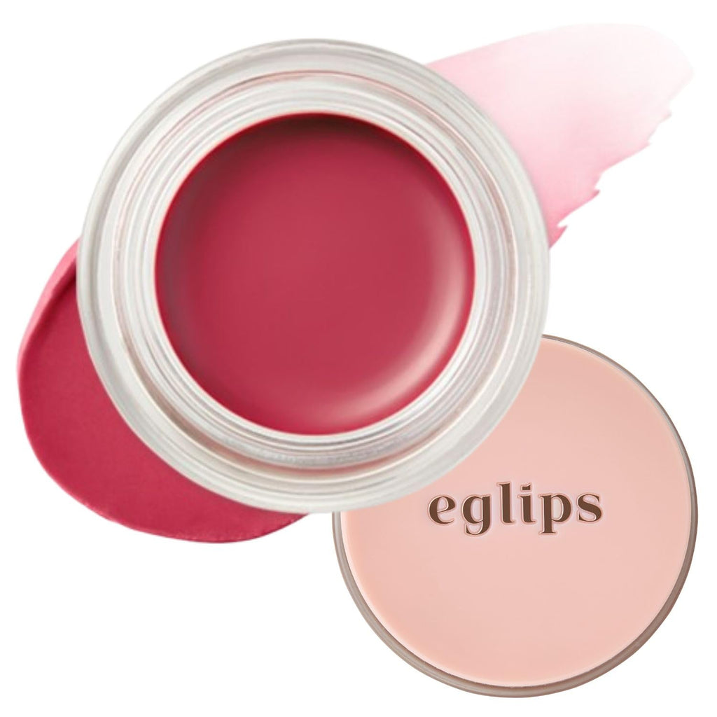 EGLIPS Lip & Cheek Glow Balm - Multi-Use Tinted Melting Balm for Lips & Cheeks (Glacier 06, 0.18 oz)