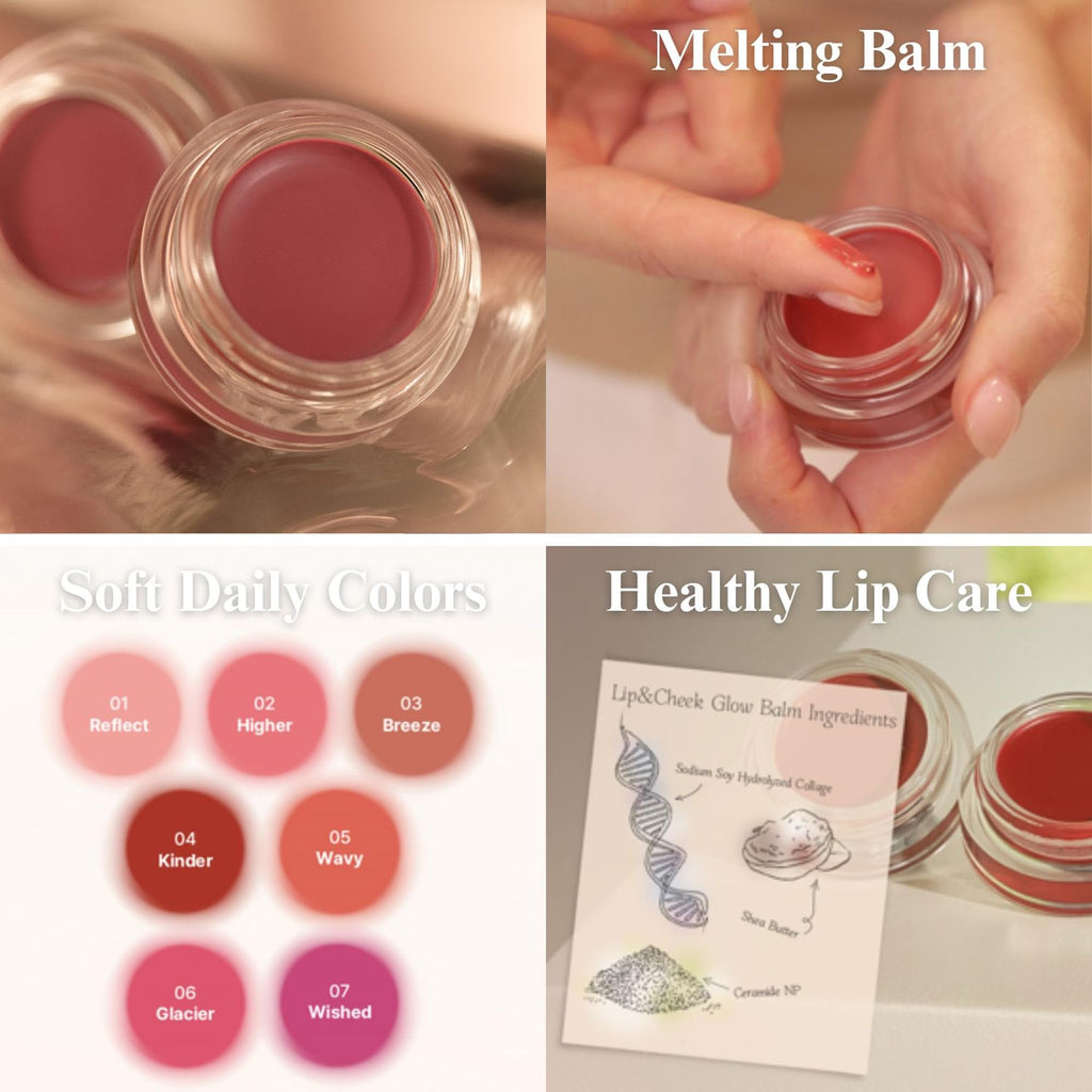 EGLIPS Lip & Cheek Glow Balm – Multi-Use Tint for Lips & Cheeks