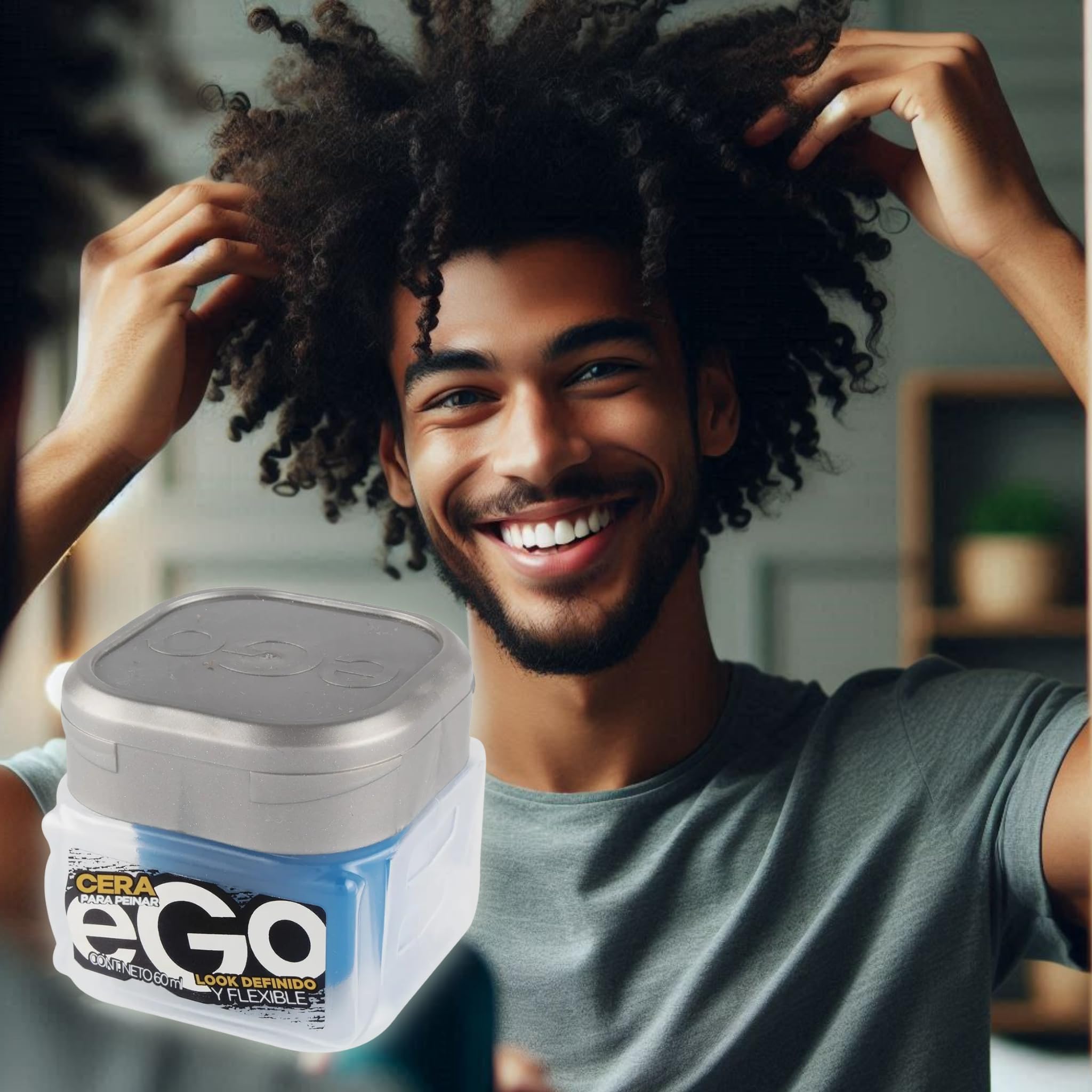 eGo Hair CERA for Men – 160 ml | Flexible Hold, Defined Look | Colombian 2-Pack
