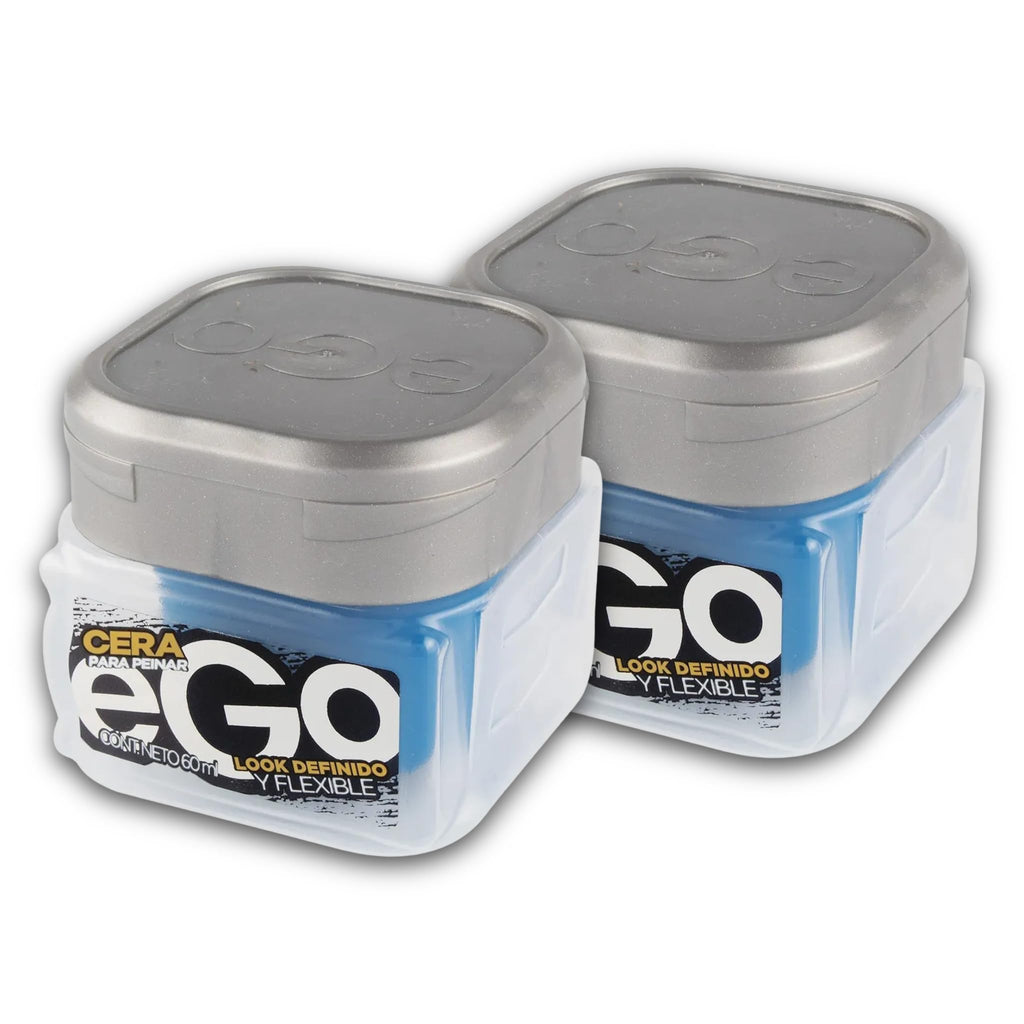 eGo Hair CERA for Men – 160 ml | Flexible Hold, Defined Look | Colombian 2-Pack