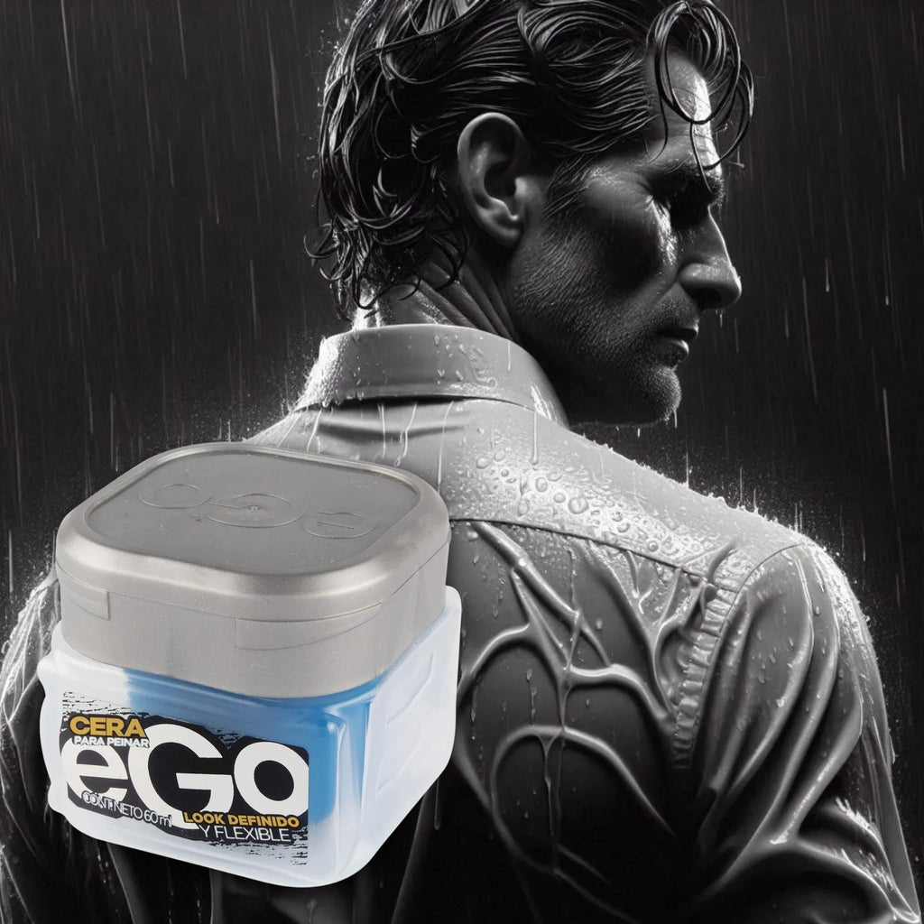 eGo Hair CERA for Men – 160 ml | Flexible Hold, Defined Look | Colombian 2-Pack