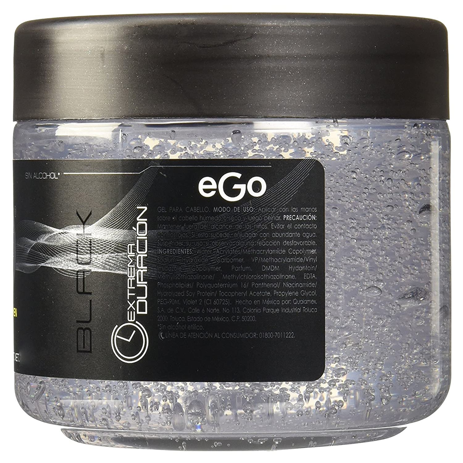 EGO Hair Gel for Men Black – Extra Strong Hold 450ml (Pack of 2)