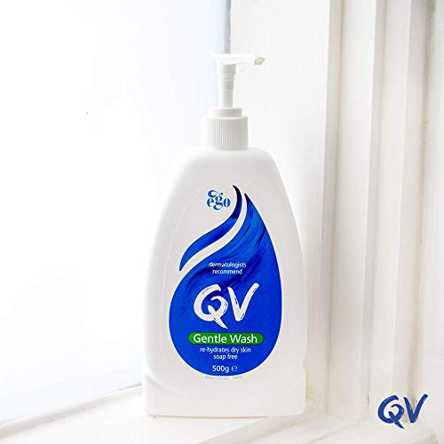 Ego QV Gentle Wash 500g – Gentle, Fragrance-Free Cleanser for Dry or Sensitive Skin