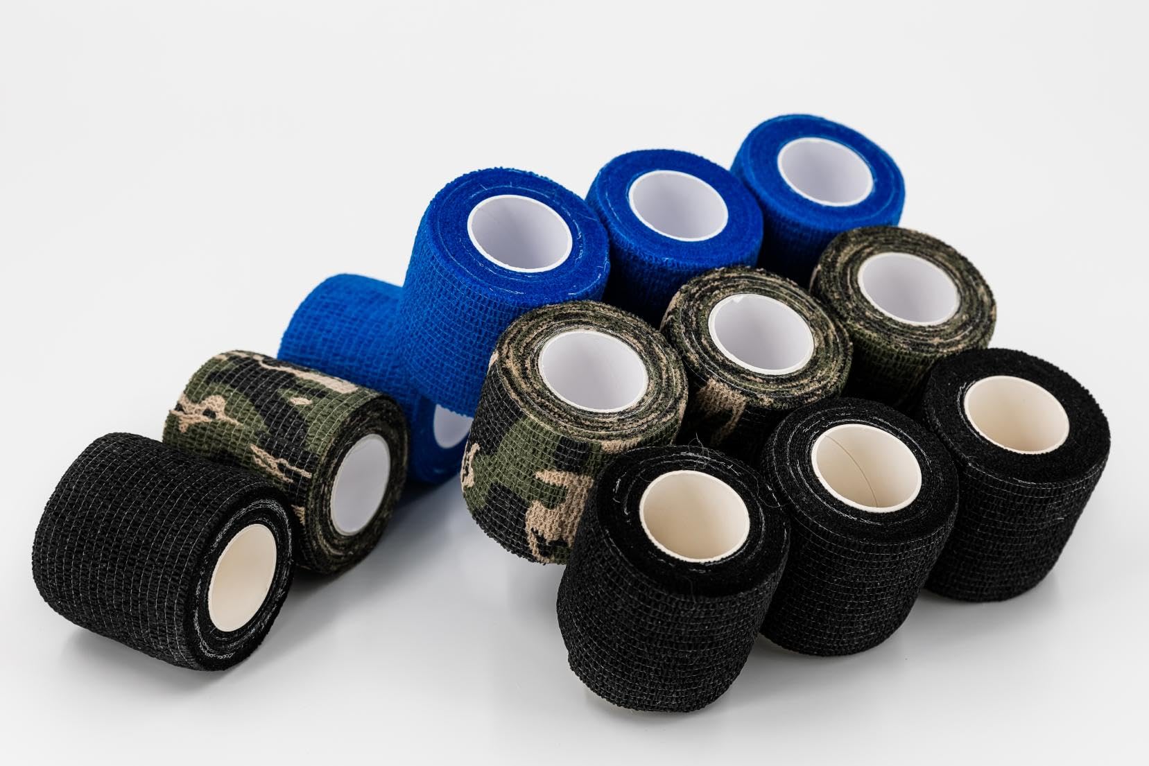 EH Tattoo Grip Tape 12Pcs – Self-Adhesive Elastic Wrap for Tattoo Pen Machines