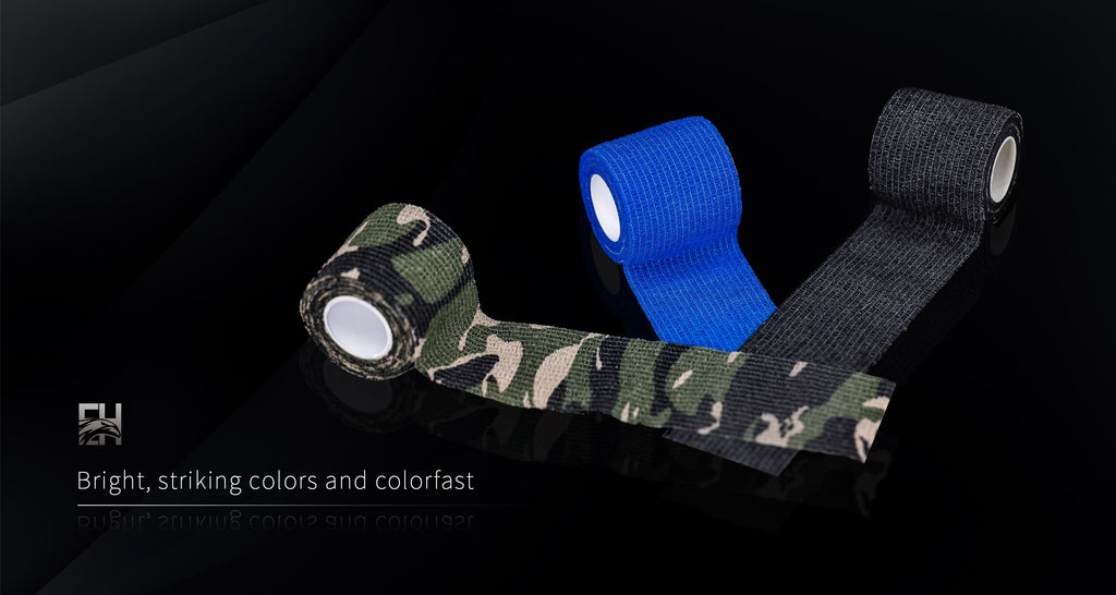 EH Tattoo Grip Tape 12Pcs – Self-Adhesive Elastic Wrap for Tattoo Pen Machines