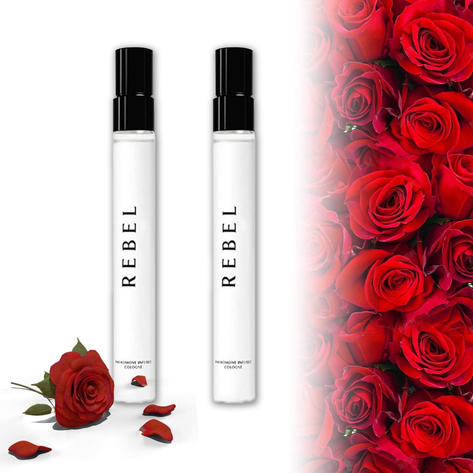 EHAUTO Rebel Pheromone Cologne for Men – Alloura Rebel 2025 (2PCS)