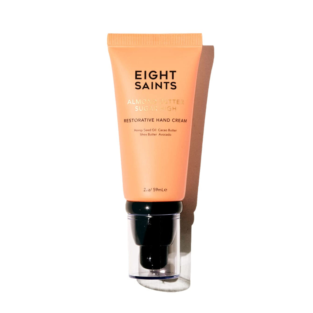 Eight Saints Almond Butter Sugar High Hand Cream – Hydrating Organic Hand Lotion 2 oz