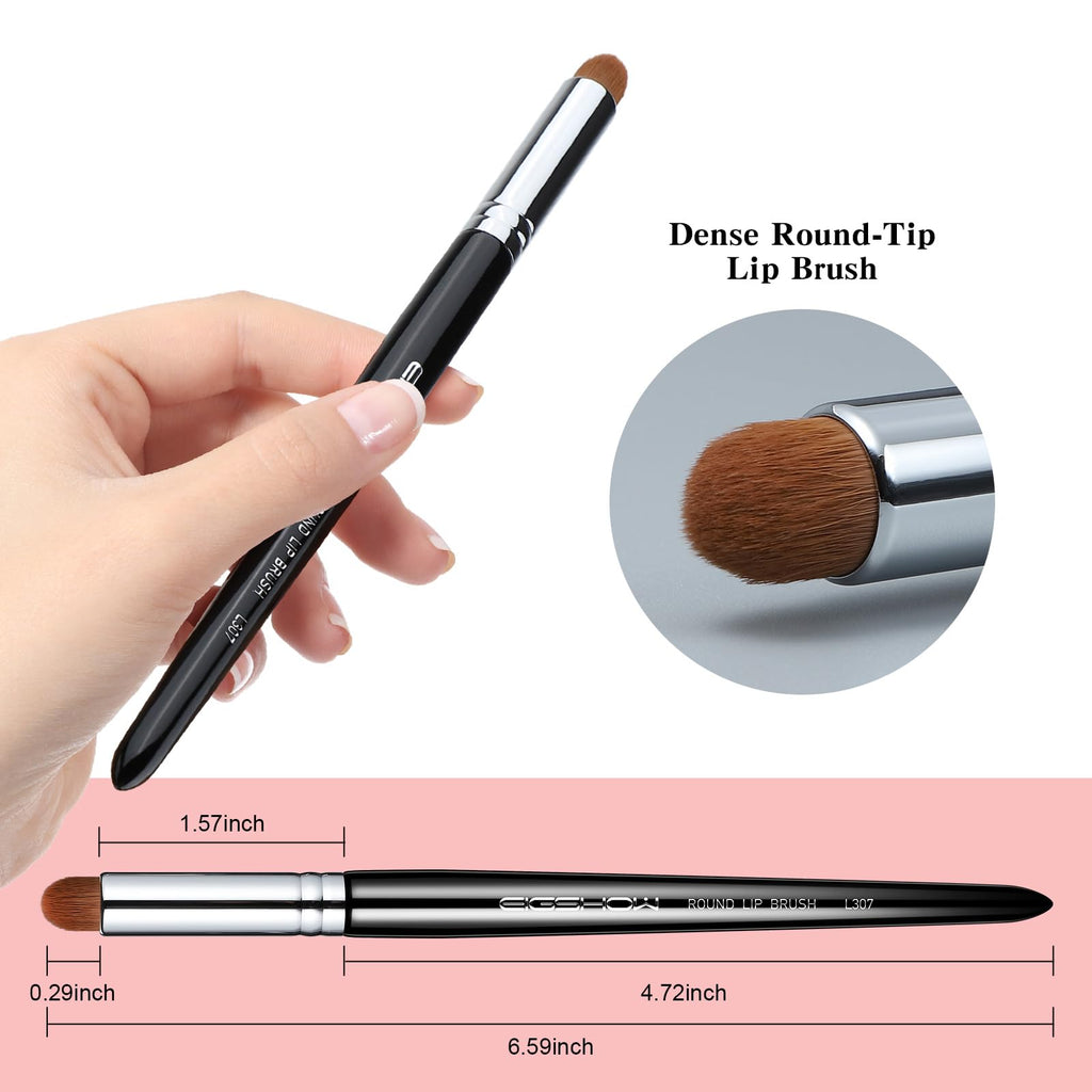 EIGSHOW Lip Brush Round Lip Smudge – Multi-Purpose Makeup Applicator (L307)