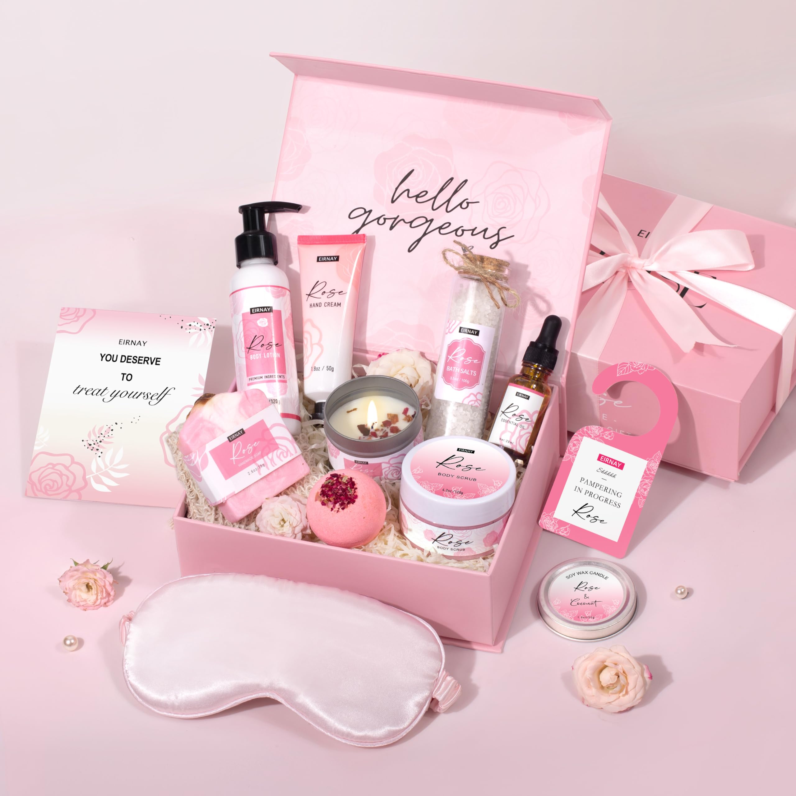 EIRNAY Gifts for Women – Luxurious Home Spa Gift Box for Birthdays & Self-Care