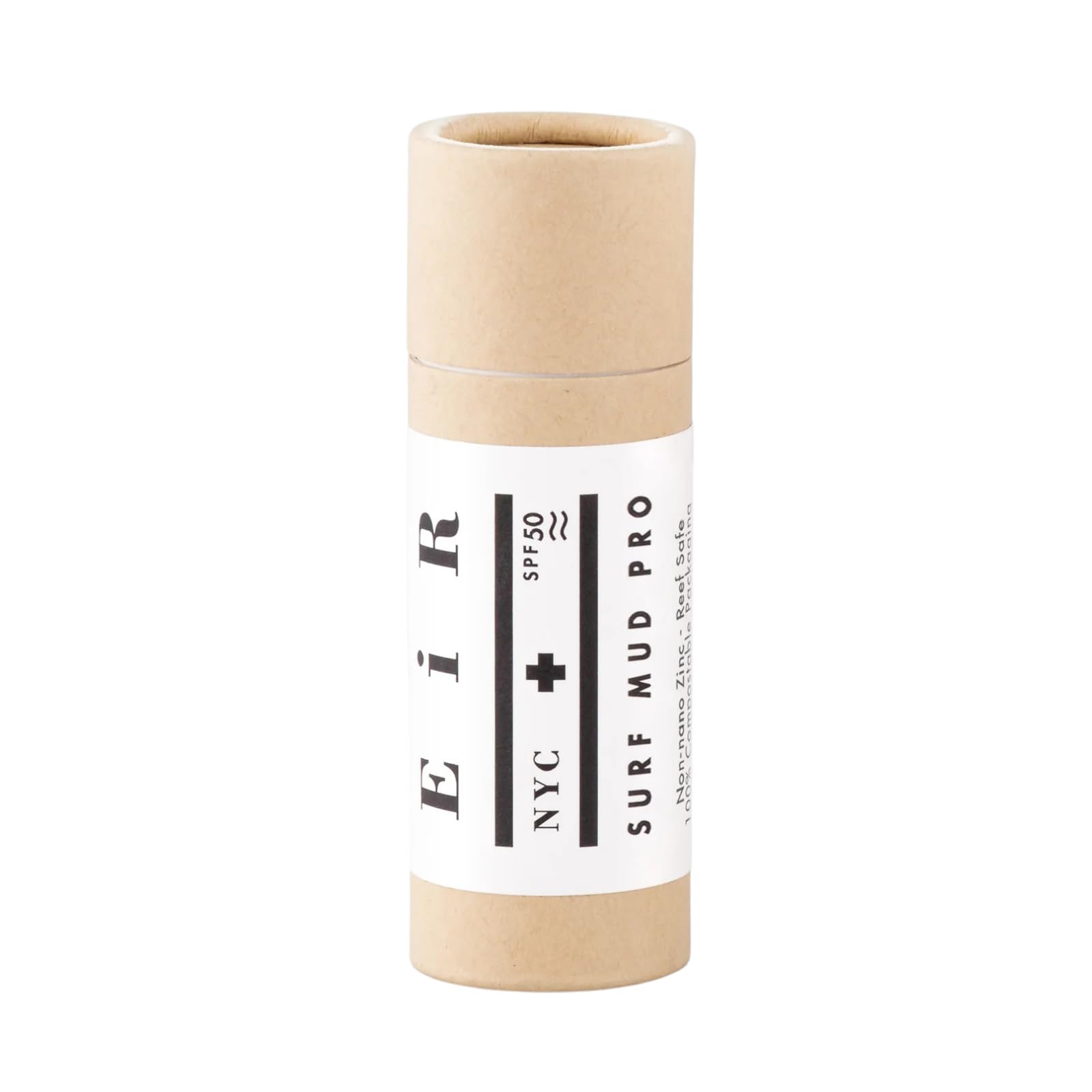 EiR NYC Organic Surf Mud Pro Sunscreen Stick – Non-Nano Zinc Oxide, Cruelty-Free, Coconut Scent, 1.5 Oz