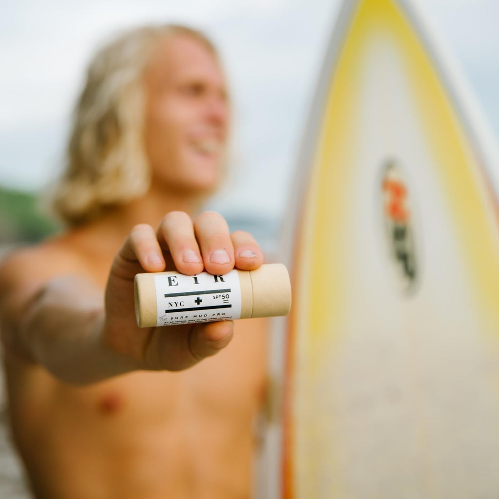 EiR NYC Organic Surf Mud Pro Sunscreen Stick – Non-Nano Zinc Oxide, Cruelty-Free, Coconut Scent, 1.5 Oz